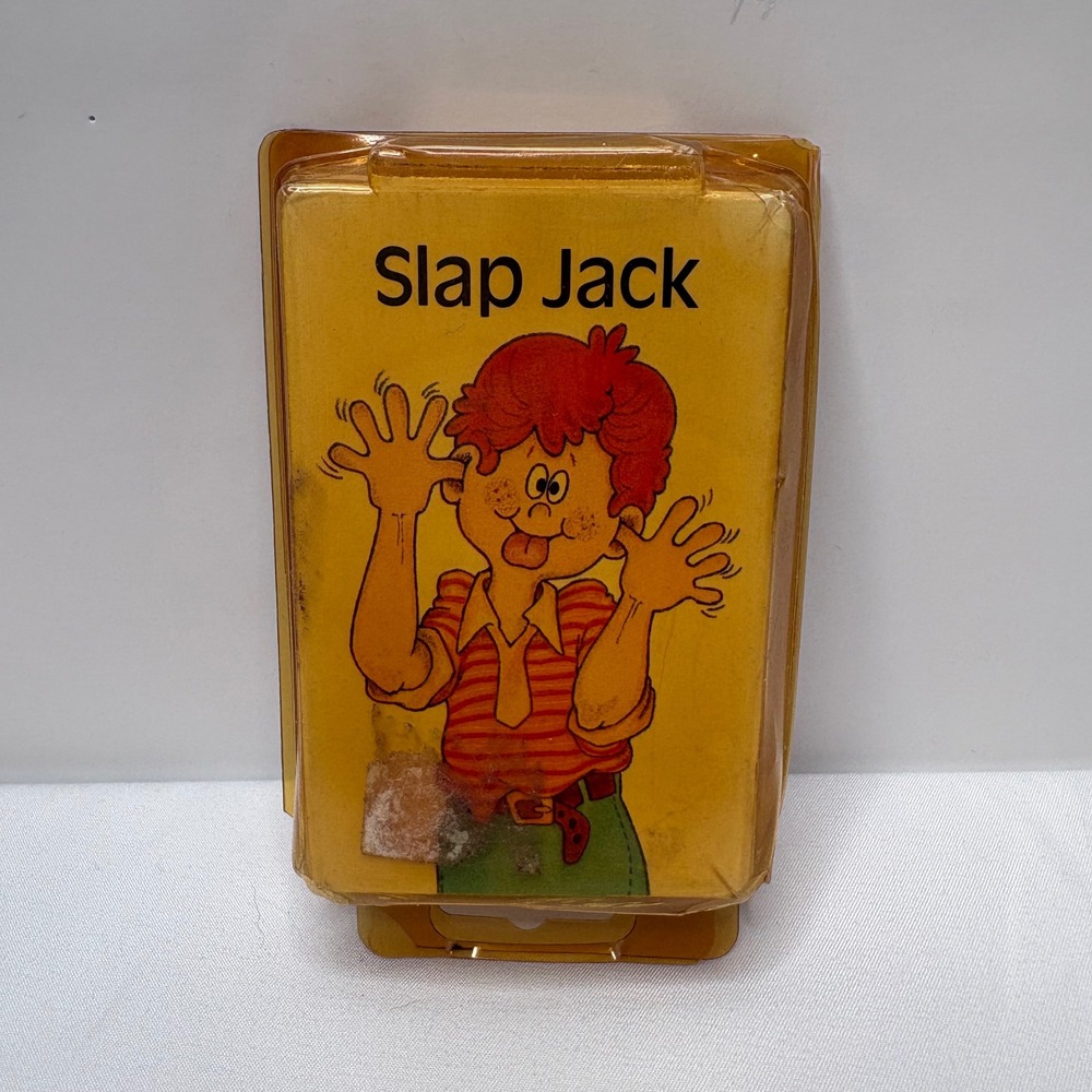 Vintage 1988 Golden Slap Jack Card Game Retro Kids Travel Case‎ 04903 W.P.C.